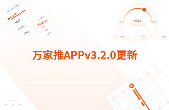 萬家推APPv3.2.0更新：【CRM】新增線索、客戶、訂單、